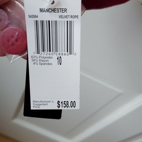 NWT GRACE DANE LEWIS RED BLAZER JACKET SIZE 10 OFFICE HOLIDAY HUNGER GAM… - Picture 8 of 11